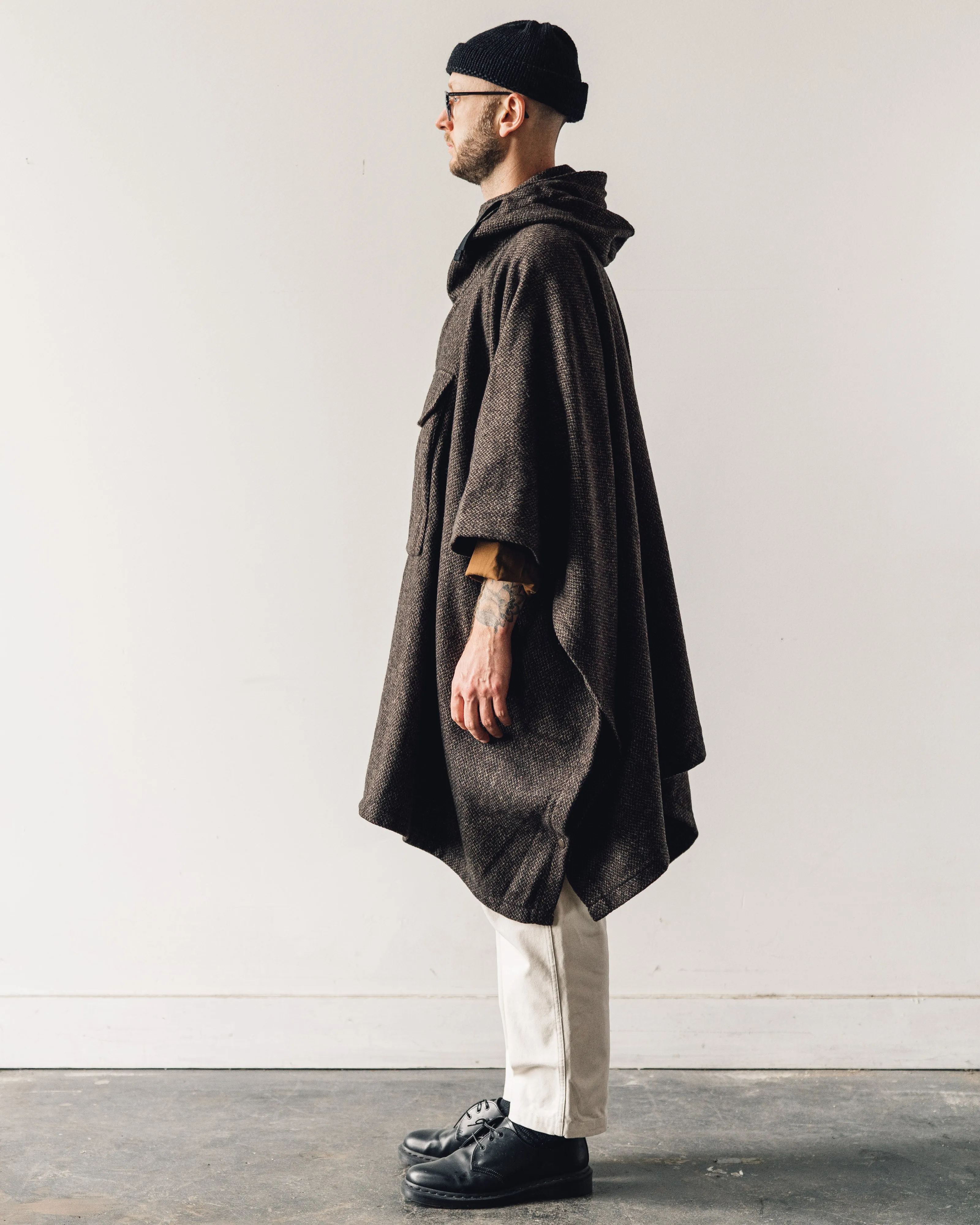 Engineered Garments Poncho, Brown