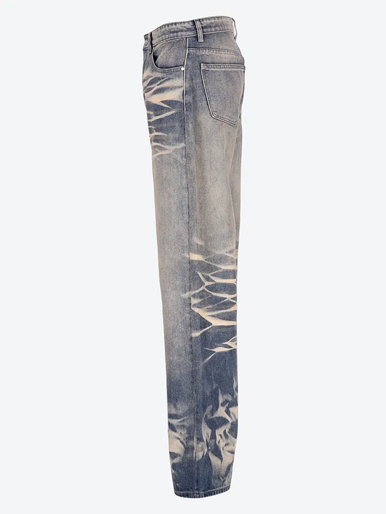 Flare vintage denim jeans