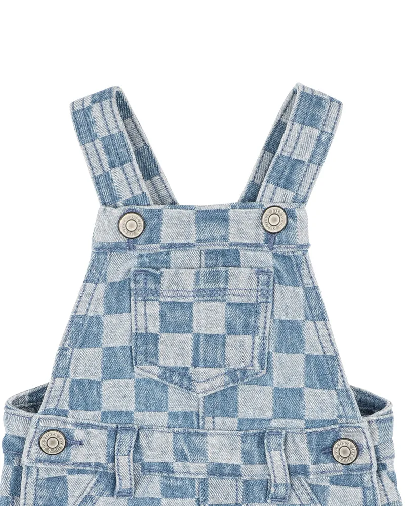 Fox & Finch Waterhole Check Denim Overall S24