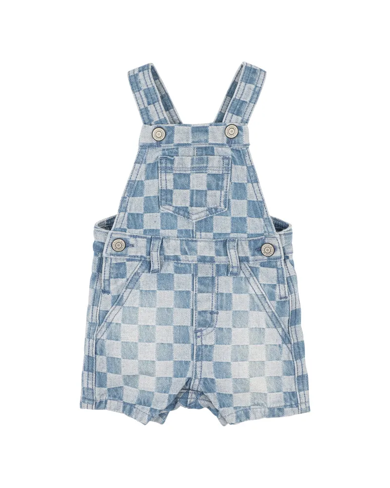 Fox & Finch Waterhole Check Denim Overall S24