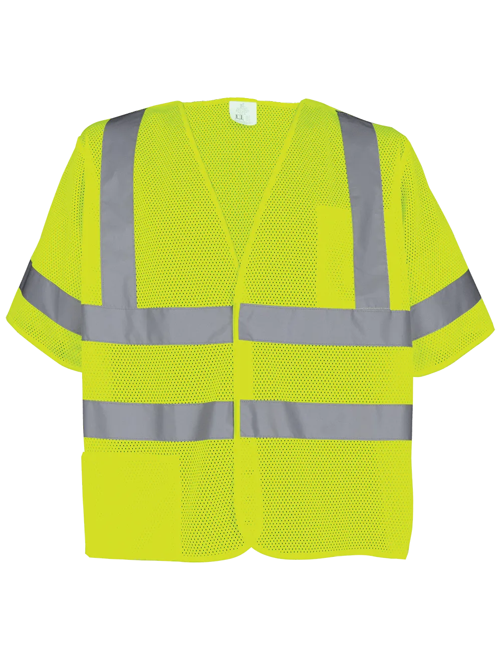 FrogWear® HV Lightweight Mesh Polyester Breakaway Safety Vest - GLO-011BA