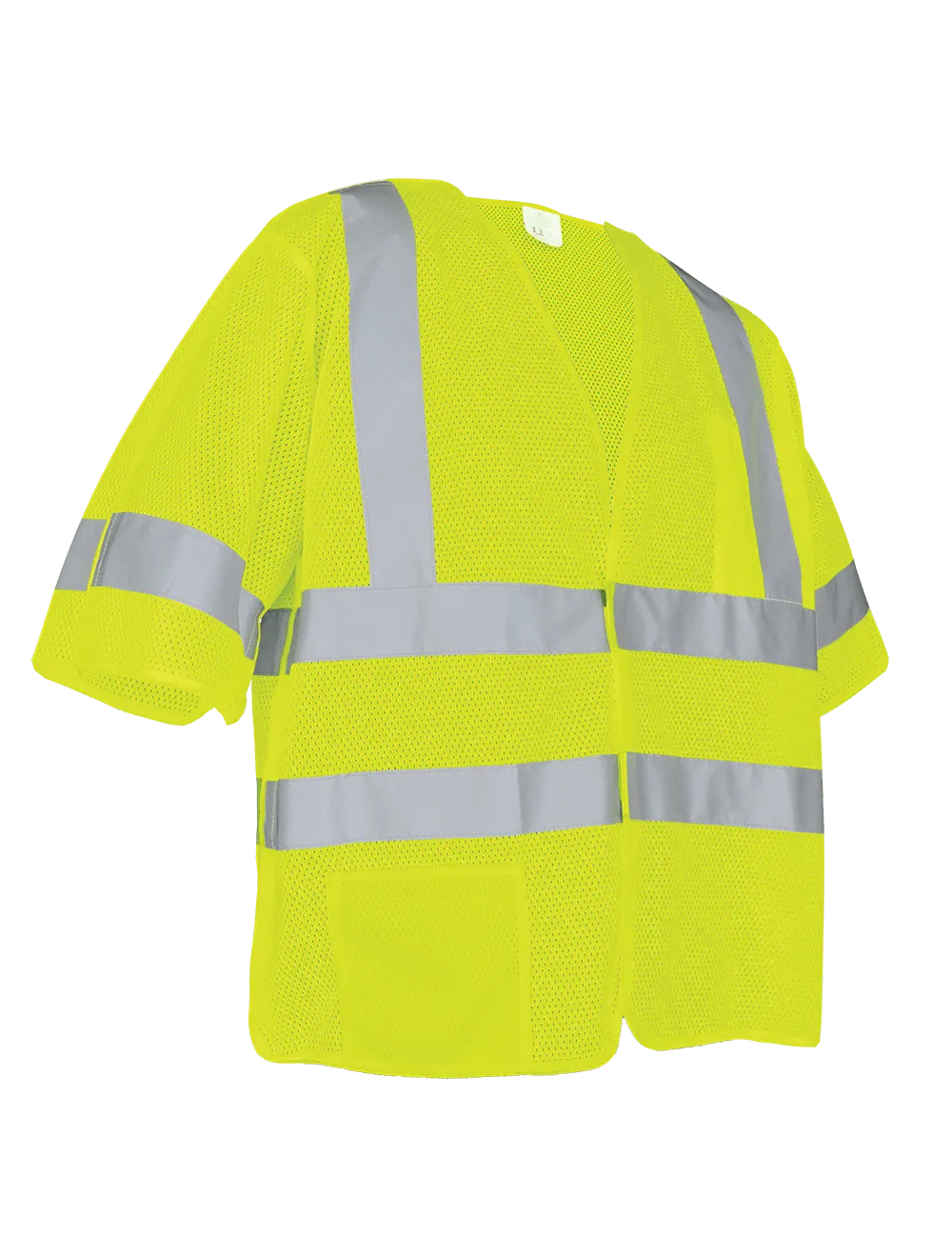 FrogWear® HV Lightweight Mesh Polyester Breakaway Safety Vest - GLO-011BA