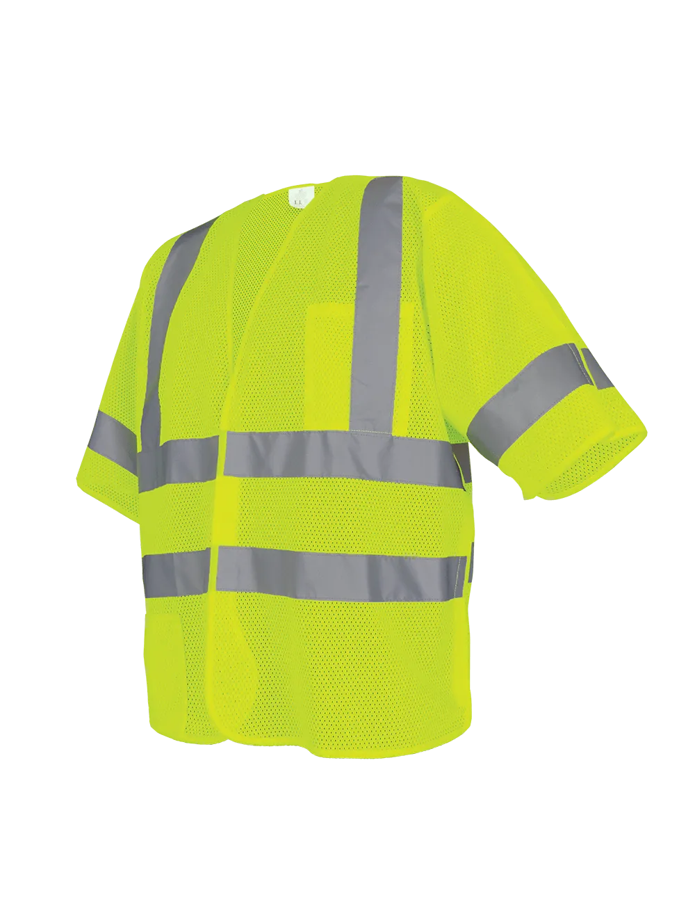 FrogWear® HV Lightweight Mesh Polyester Breakaway Safety Vest - GLO-011BA