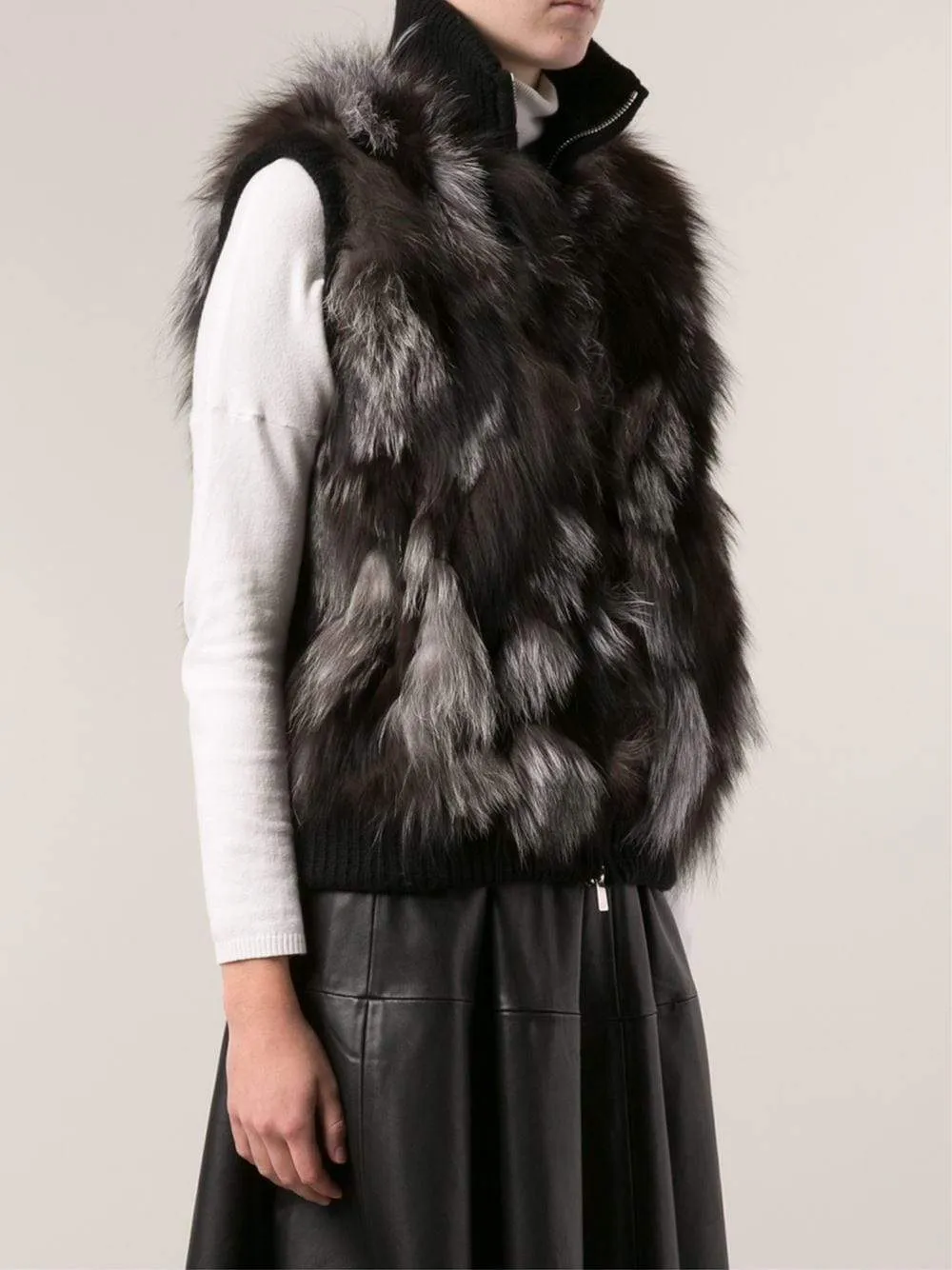 Fur Sweater Vest