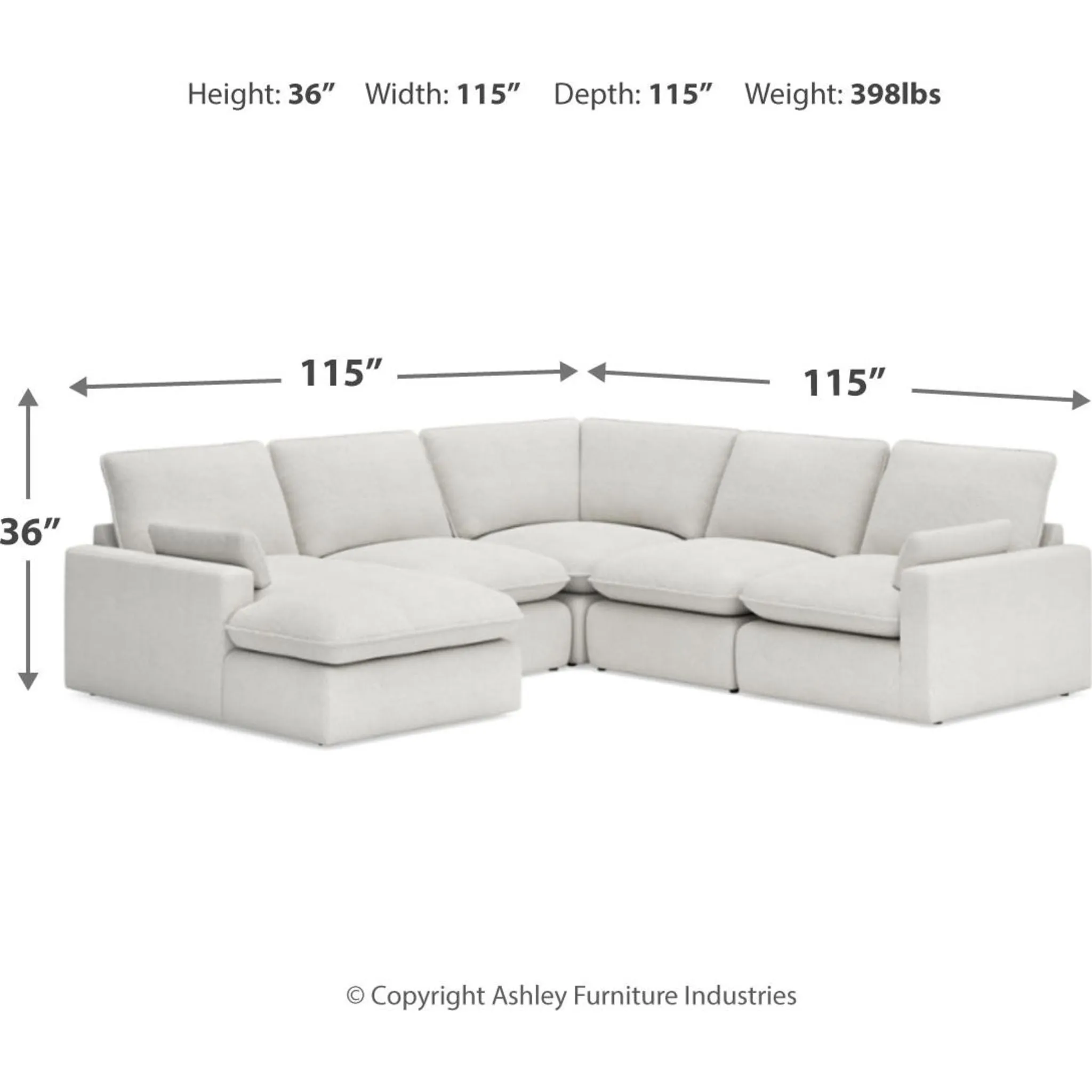 Gimma--Exclusive 4 Piece Sectional