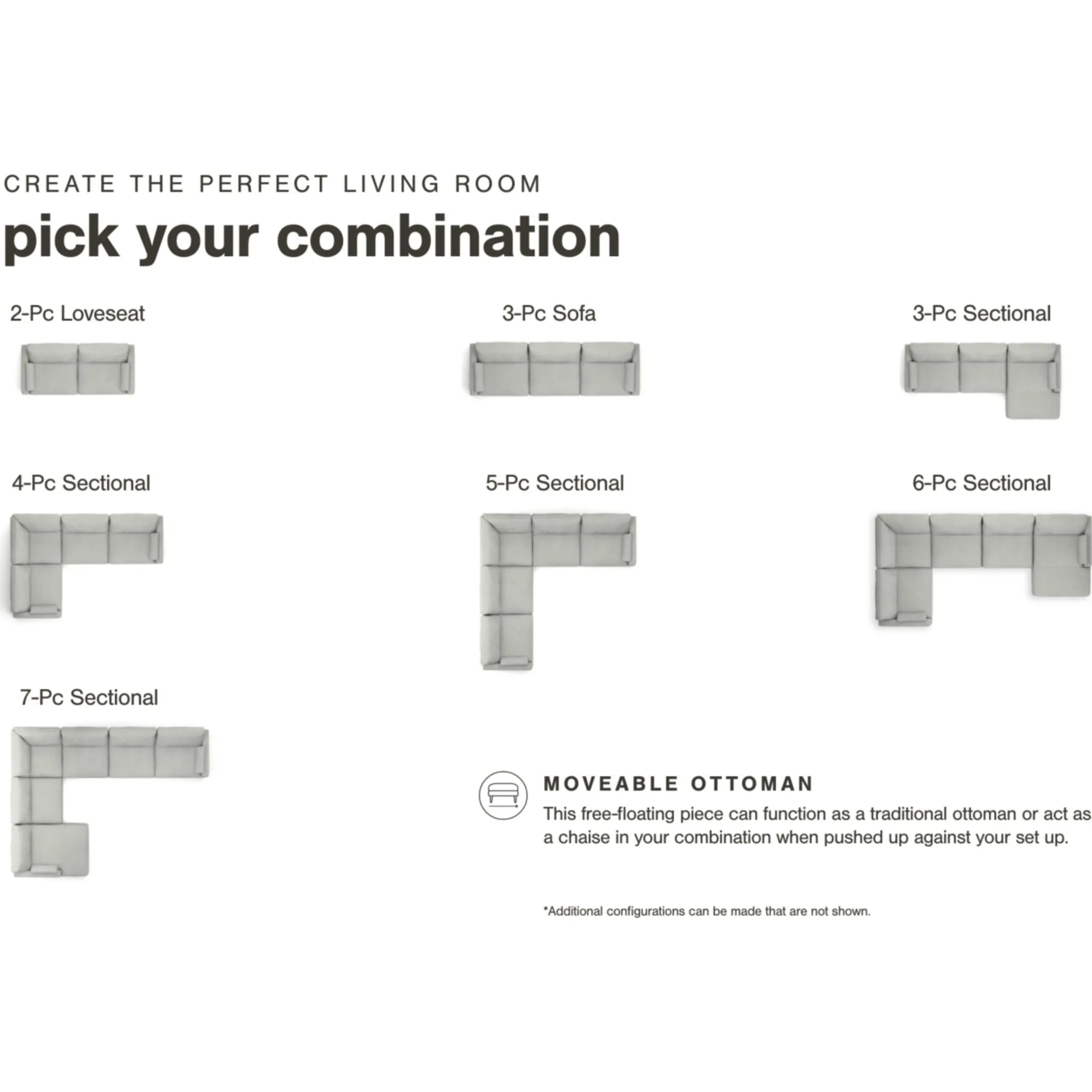 Gimma-Exclusive 4 Piece Sectional