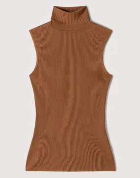 Ginger Sleeveless Turtleneck Tank