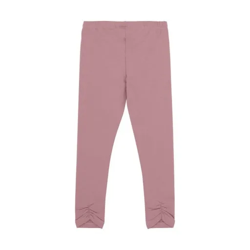 Girls Cozy LEGGINGS: DUSTY ROSE