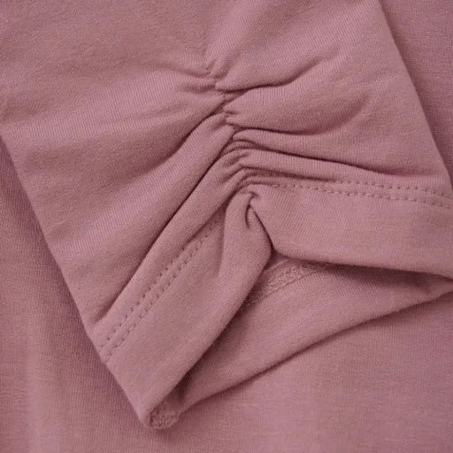 Girls Cozy LEGGINGS: DUSTY ROSE