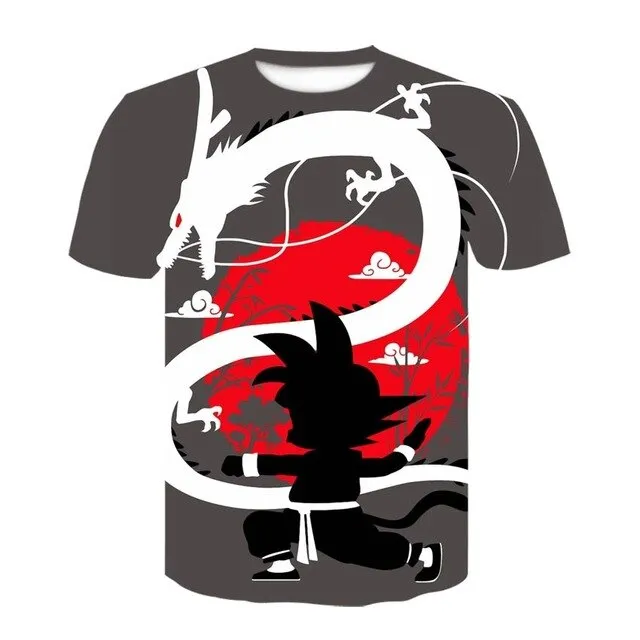 Goku Dragon Ball Z 3d T Shirt Summer Fashionable Short Sleeve Hip Hop Tee Tops Men Anime DBZ Harajuku T-Shirts