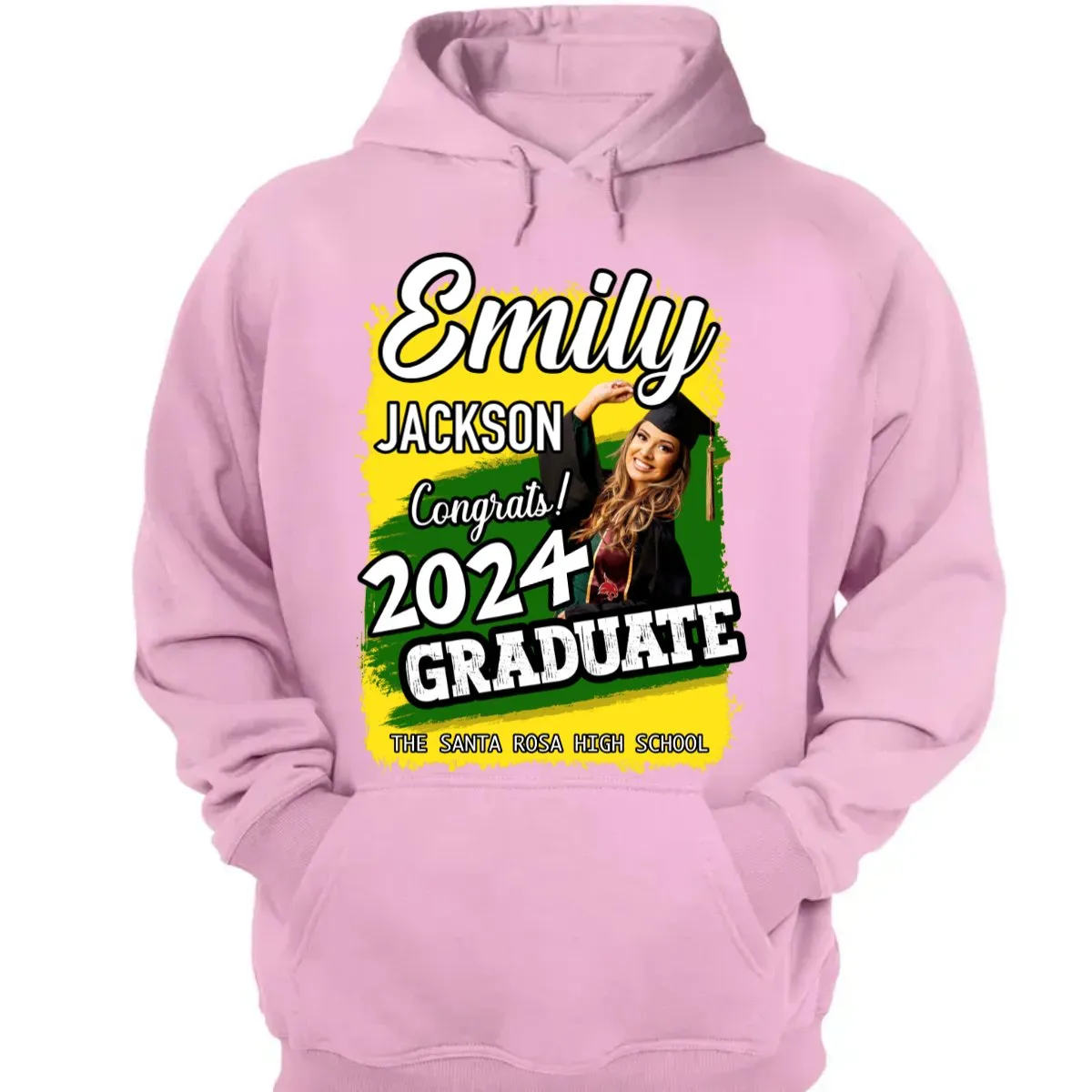 Graduation - Custom Photo Congrats 2024 Graduation - Personalized Unisex T-Shirt