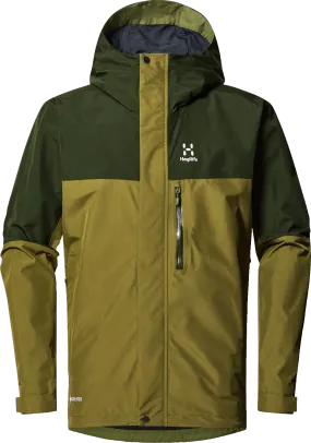 Haglöfs Men&#x27;s Lark GORE-TEX Jacket Olive Green/Seaweed Green | Buy Haglöfs Men&#x27;s Lark GORE-TEX Jacket Olive Green/Seaweed Green here | Outnorth