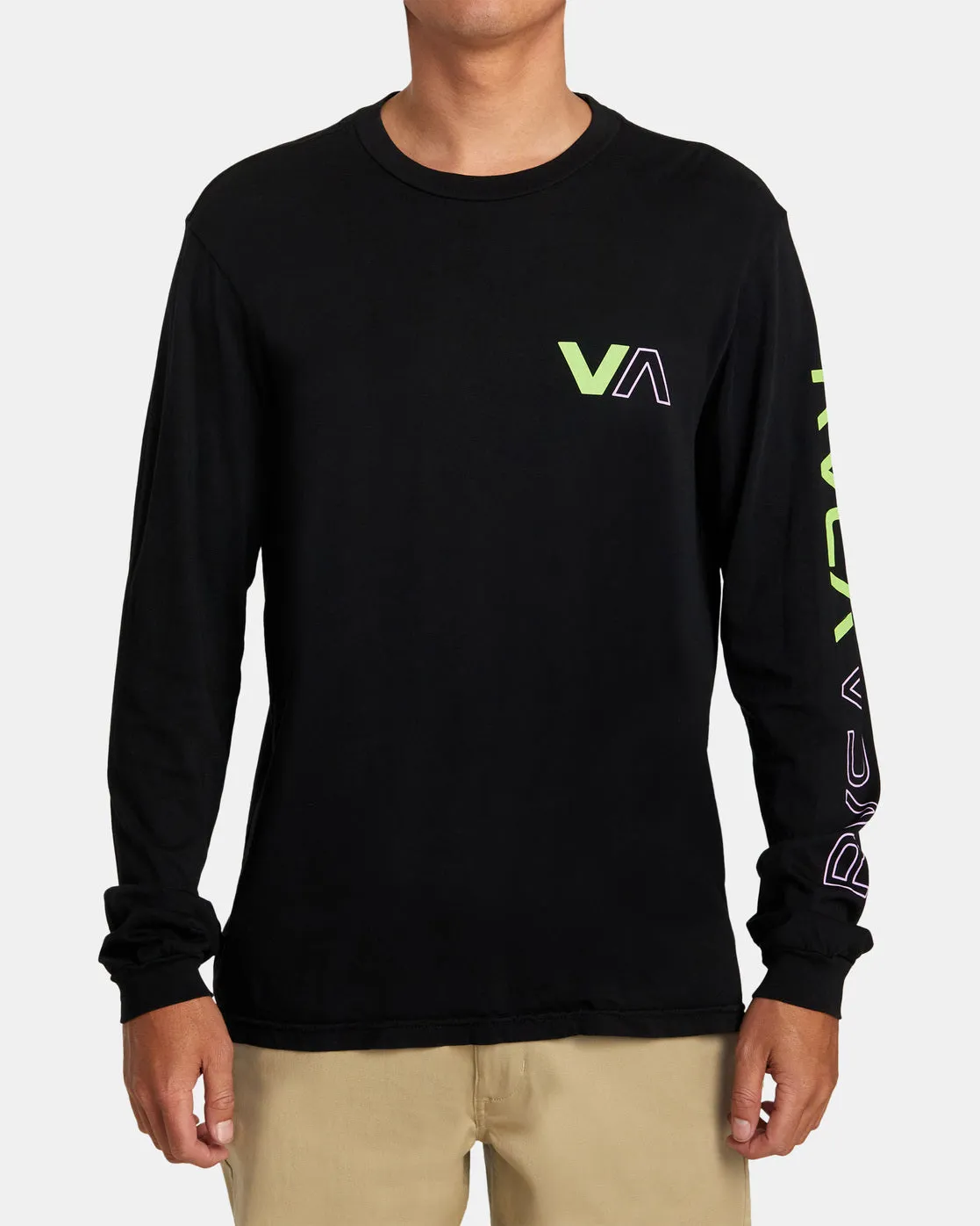 Halfway Long Sleeve Tee - Black