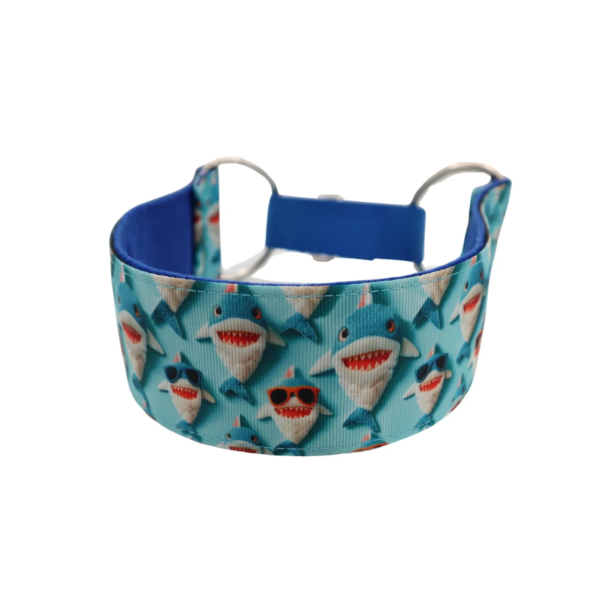 Handmade Dog Collar | Baby Shark | Width: 15-20-25-30-40-50 mm