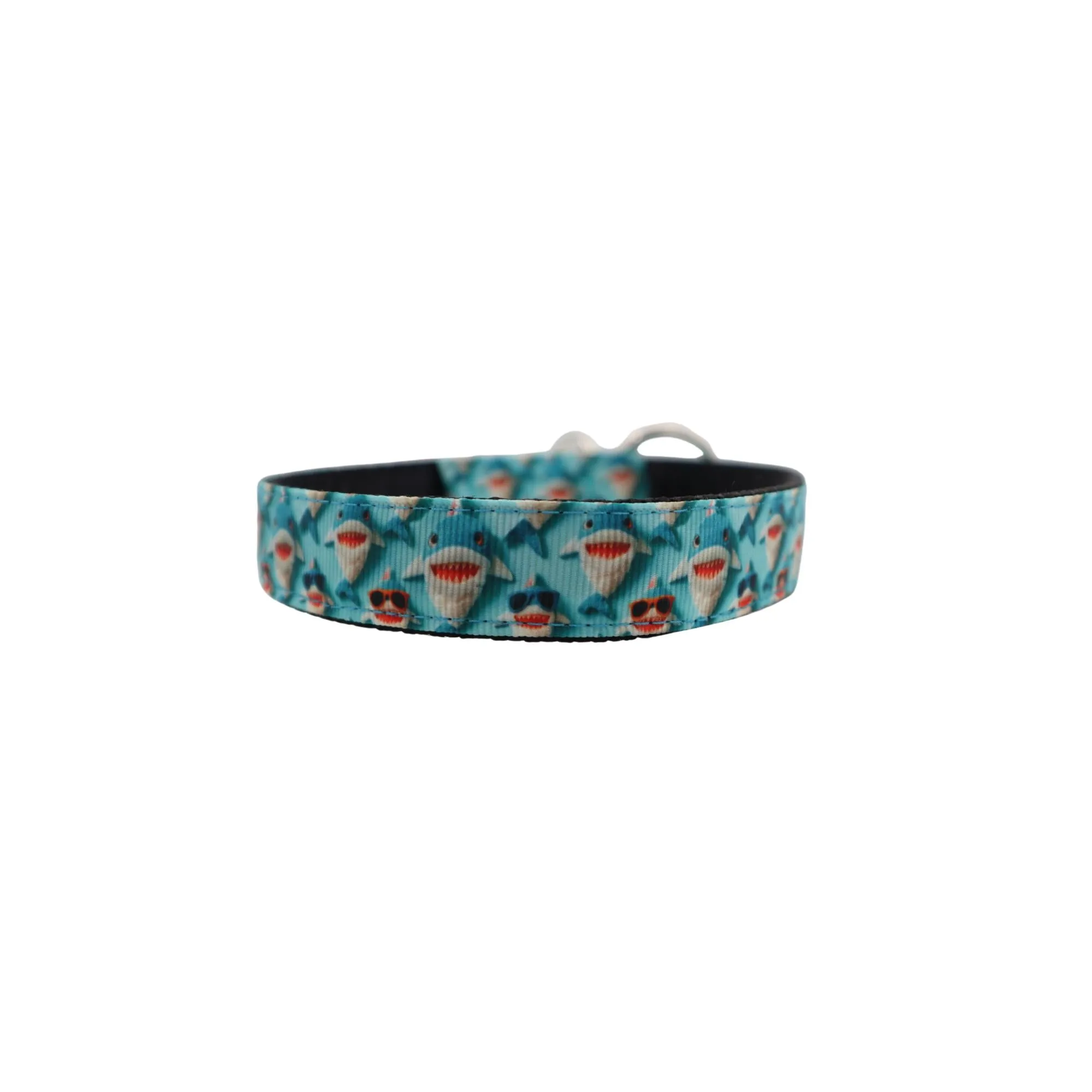 Handmade Dog Collar | Baby Shark | Width: 15-20-25-30-40-50 mm