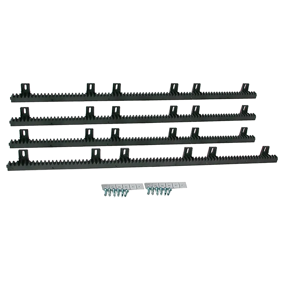 Heavy Duty Nylon Sliding Gate Hardware Kit, 4m Gear Rack