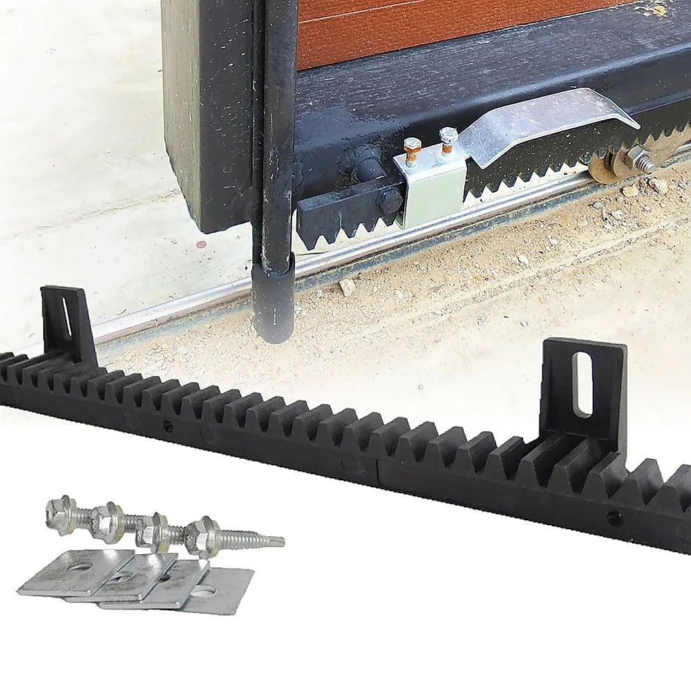 Heavy Duty Nylon Sliding Gate Hardware Kit, 4m Gear Rack