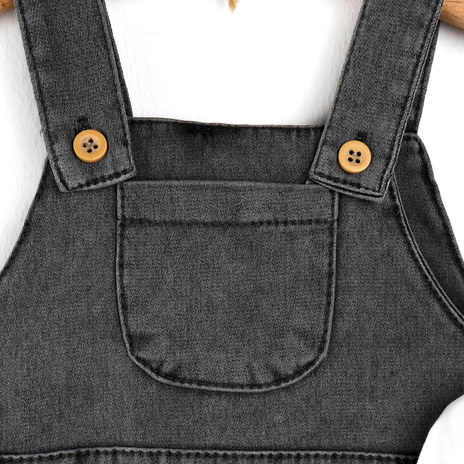 HelloBaby Overall Shorts-Sweatshirt - Anthracite