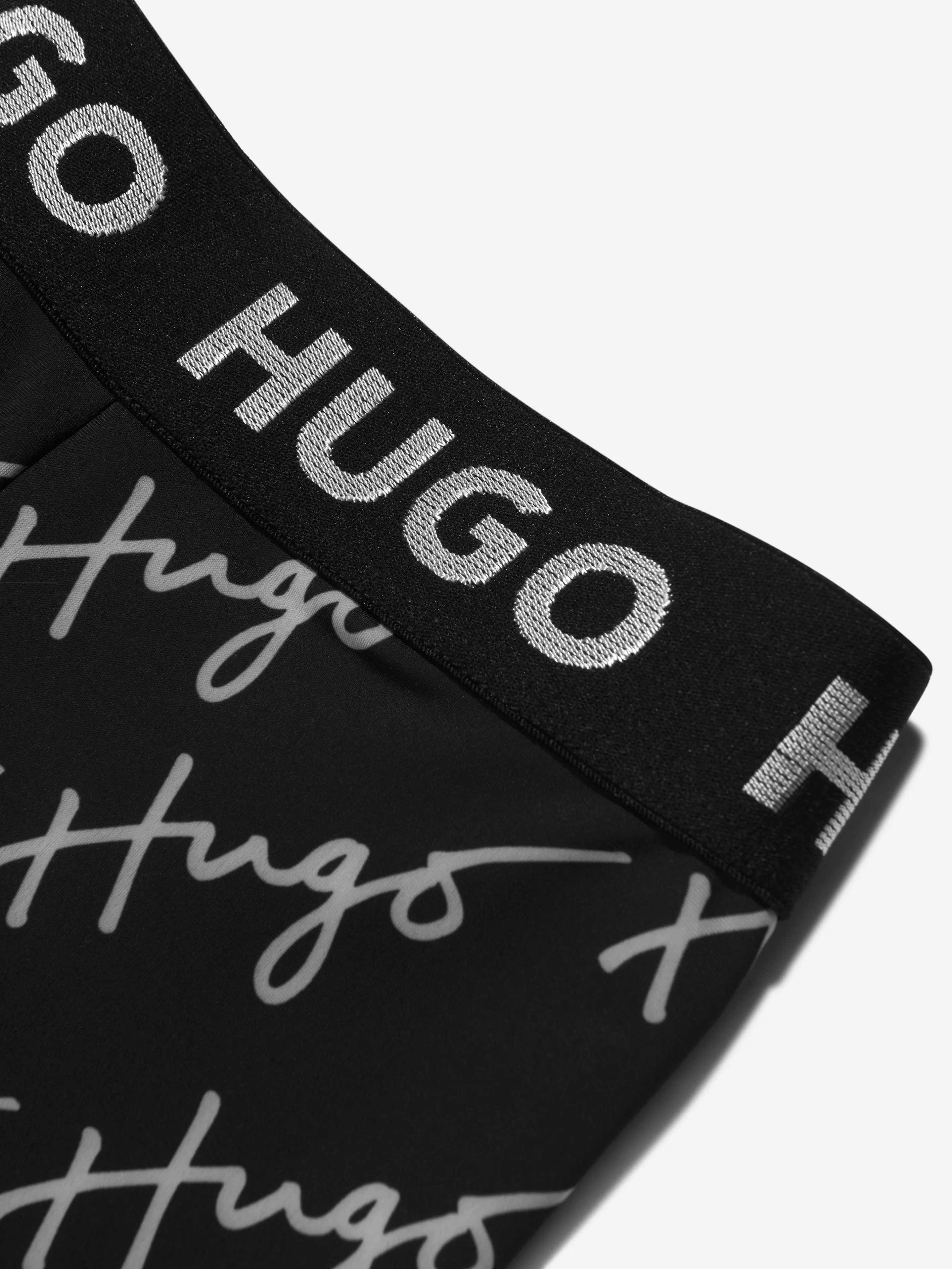 Hugo Girls Logo Print Leggings in Black