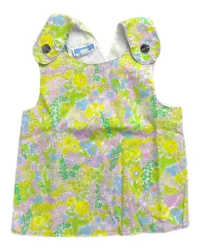 Jacadi Floral Overall Dress 18-24M