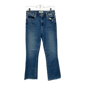 Jeans Boot Cut By Paige In Blue Denim, Size:4