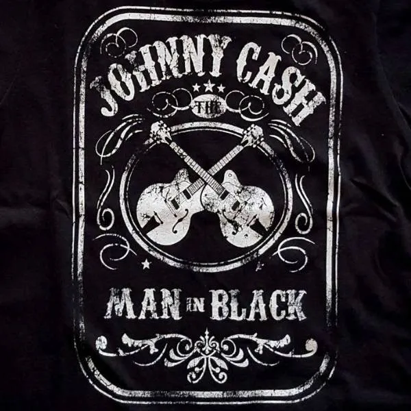 Johnny Cash Kids T-Shirt - Johnny Cash The Man In Black