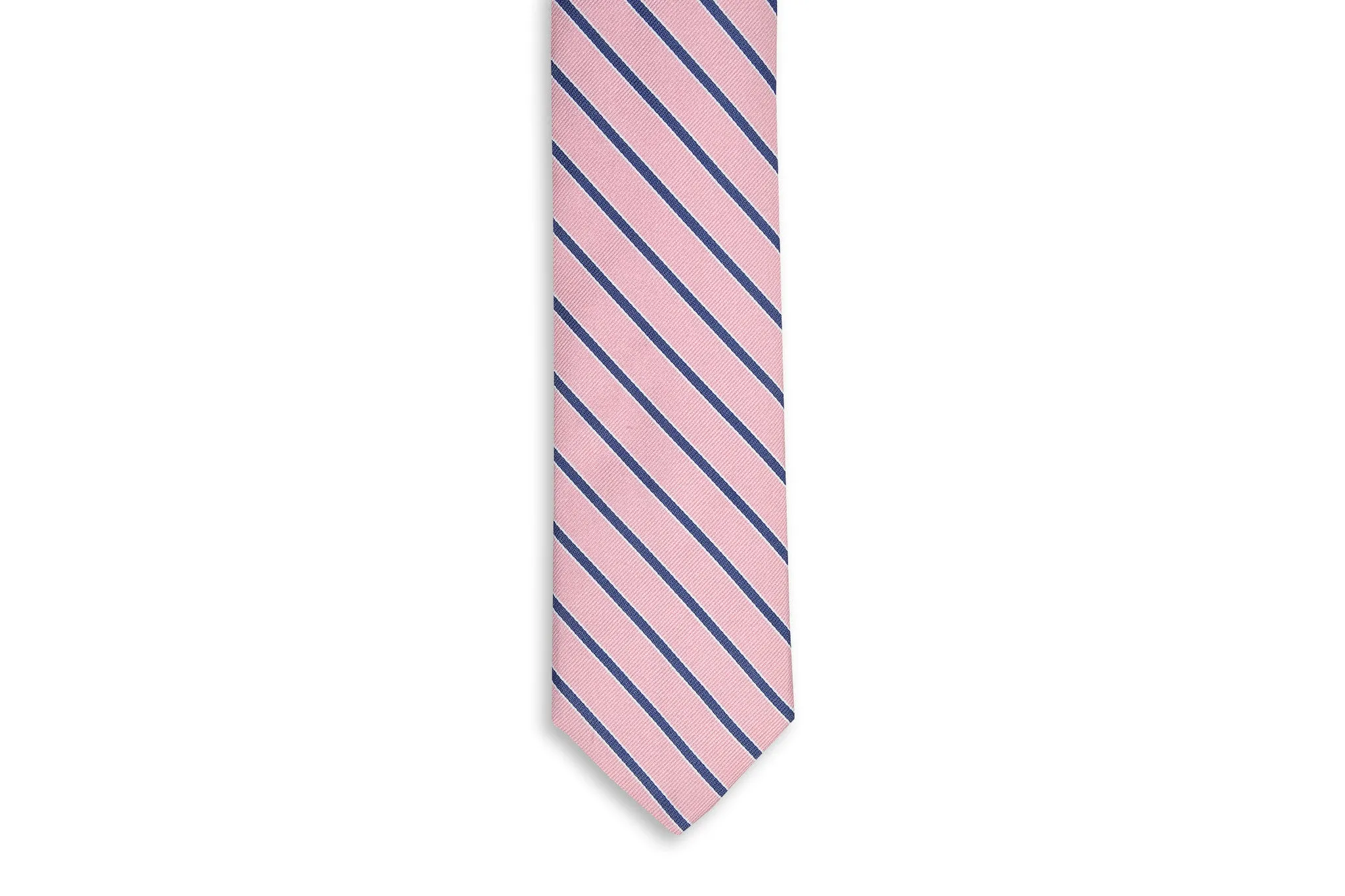 Julep Stripe Necktie - Rose