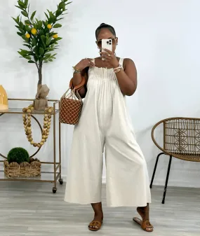 JULIE'S COZY OVERSIZED JUMPSUIT (OATMEAL)