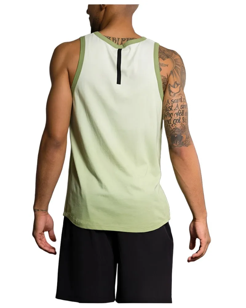 Last Chance! Onzie Flow Yoga Mens Ombre Tank 705 Margarita