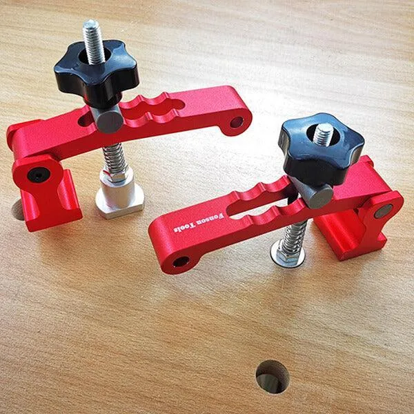 Levoite™ 2 in 1 Adjustable Desktop Hold Down Clamps for T Track and MFT Table