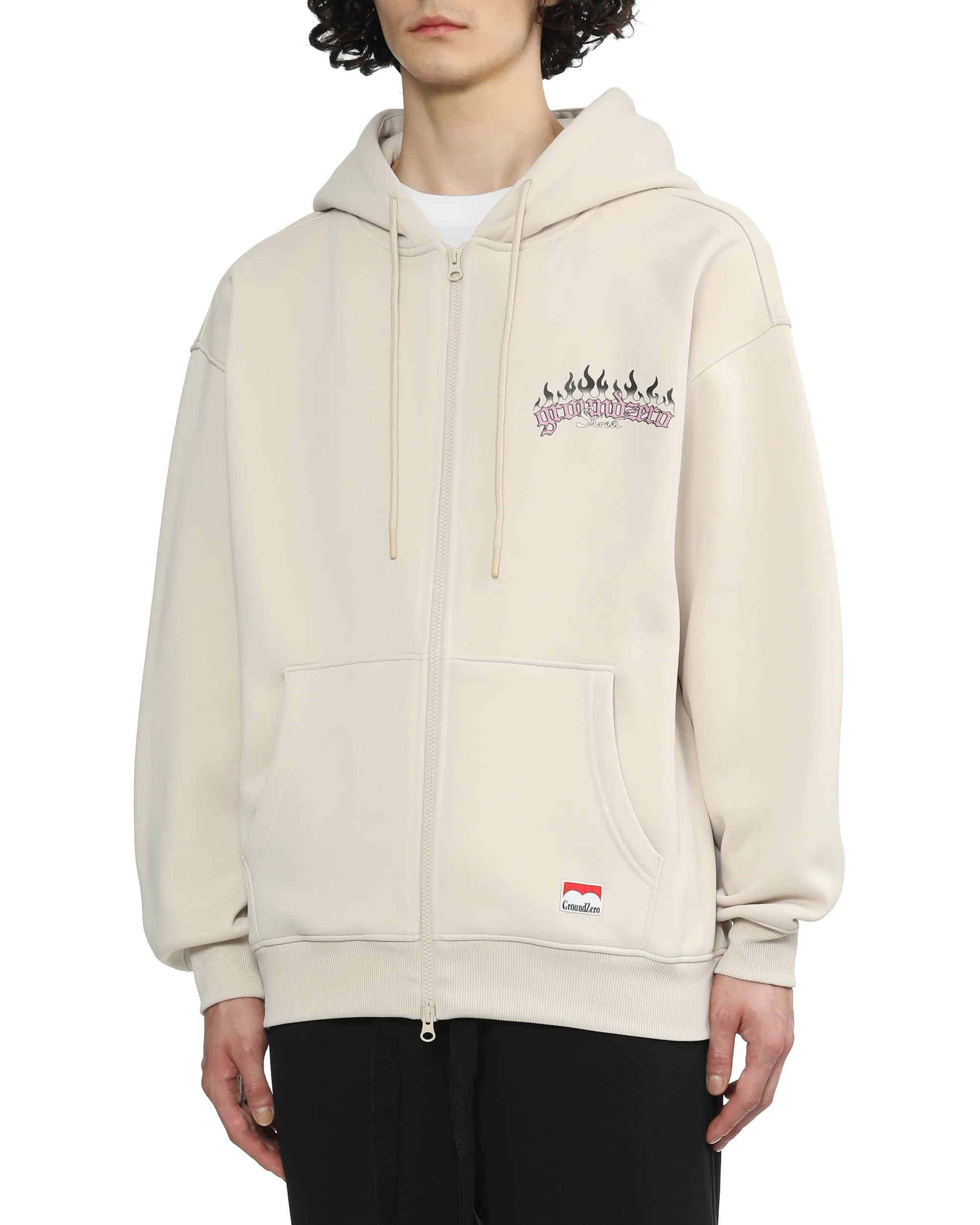 Logo-printed Zip-up Jacket