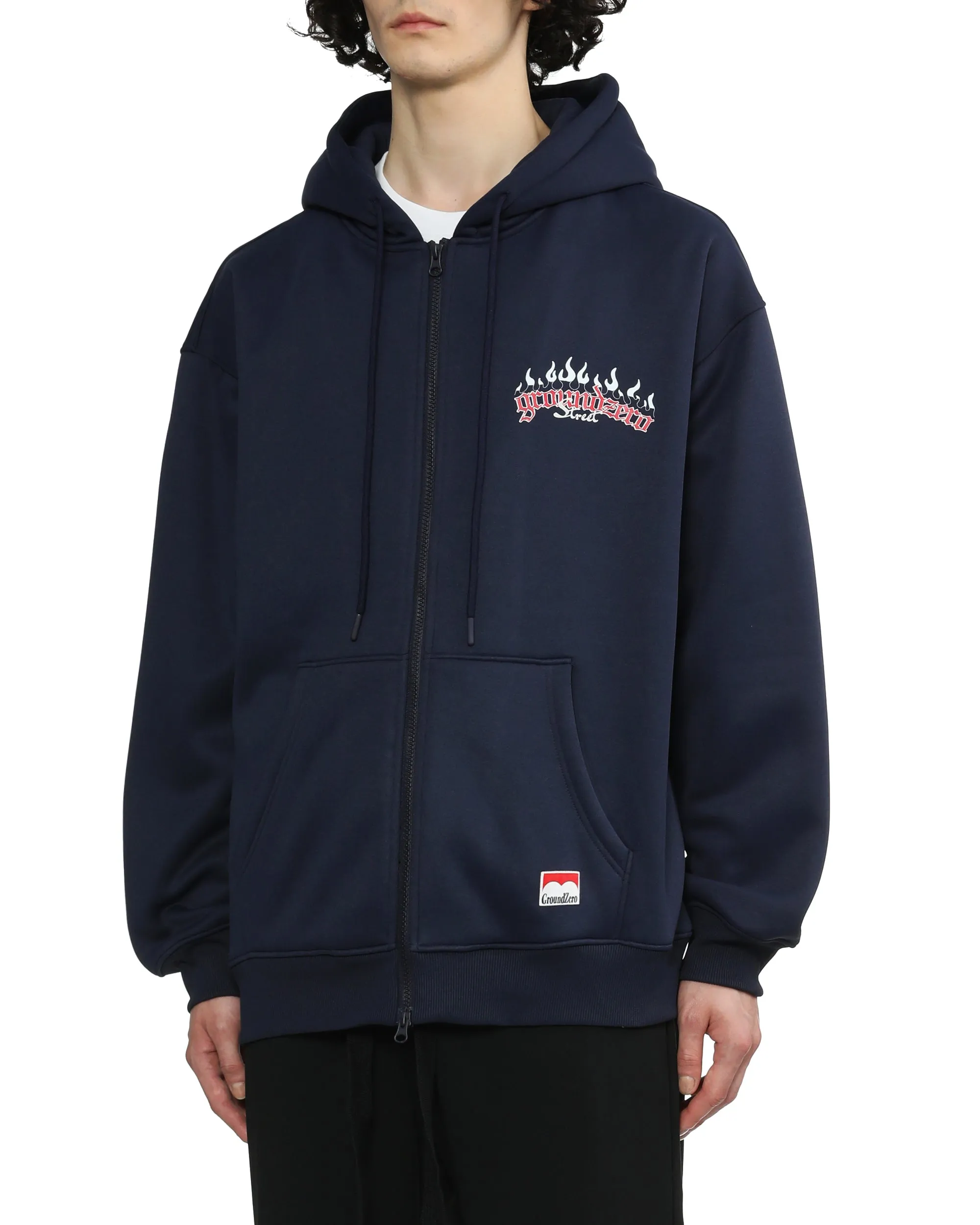 Logo-printed Zip-up Jacket