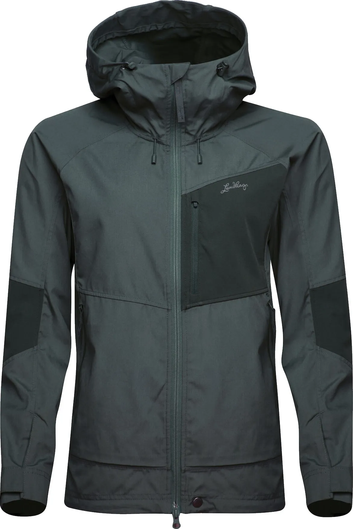 Lundhags Women&#x27;s Tived Stretch Hybrid Jacket Dark Agave/Seaweed | Buy Lundhags Women&#x27;s Tived Stretch Hybrid Jacket Dark Agave/Seaweed here | Outnorth