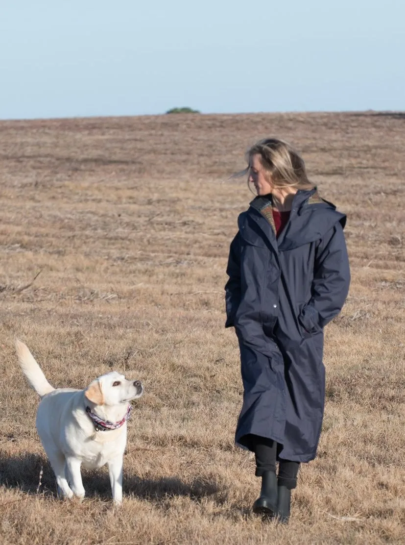 Malvern Ladies Waterproof Coat - Navy