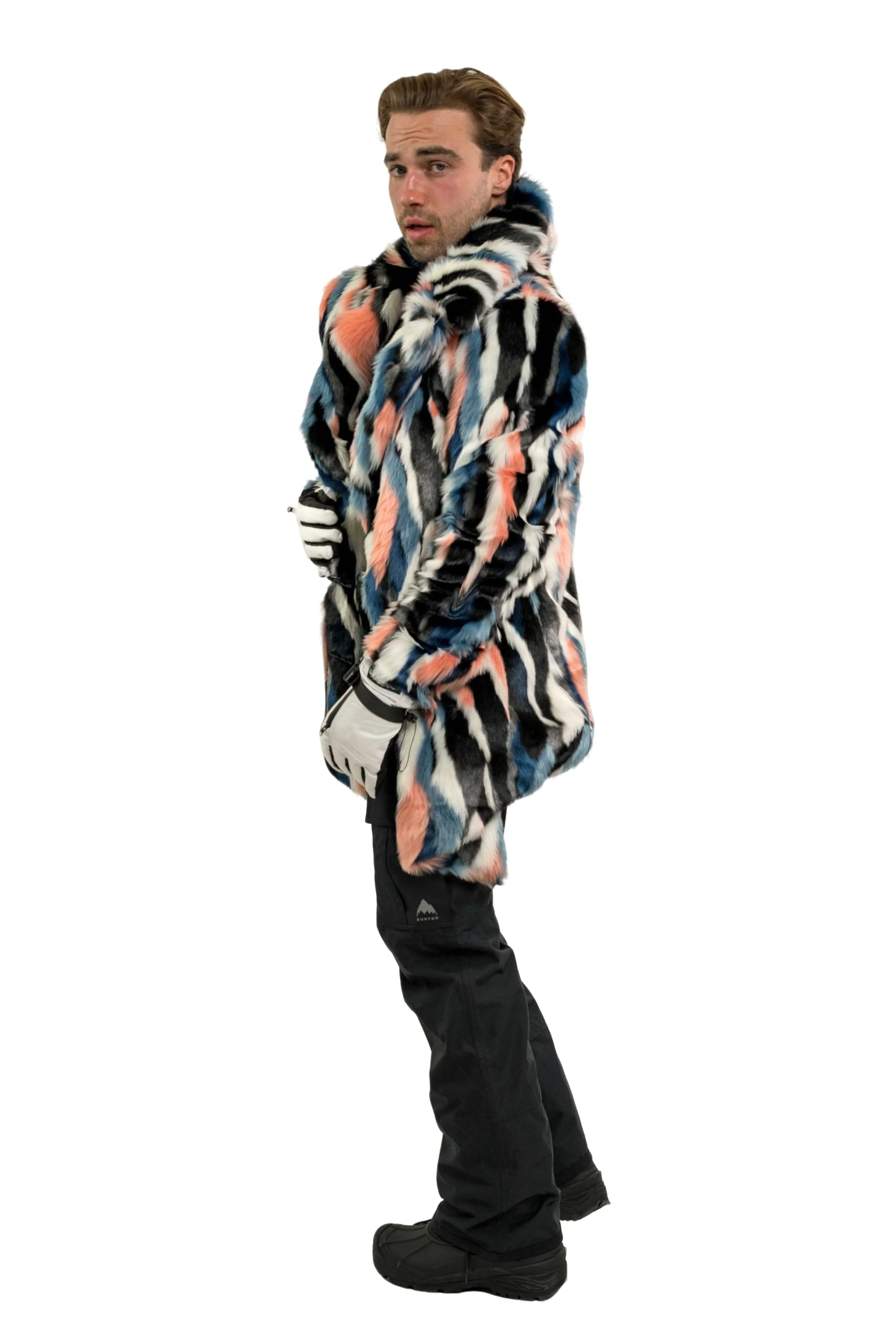 Men's Duke Coat in "Funky Zebra"