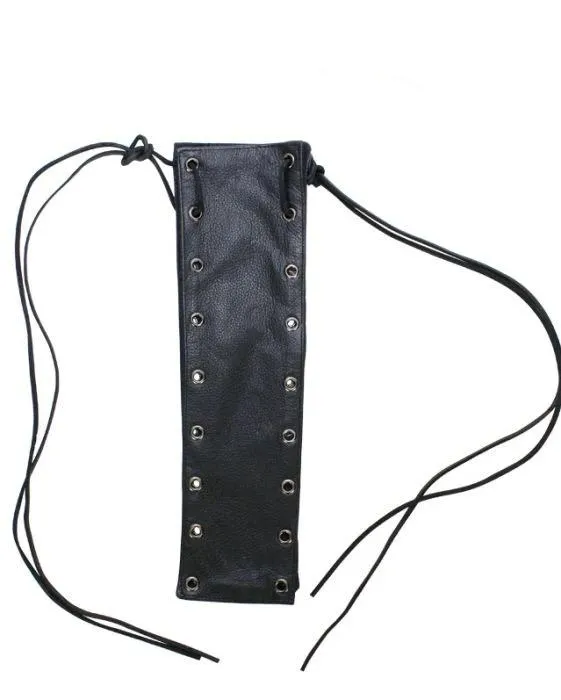 Men's Naked Cowhide Leather Vest Extender, CE4-11-B-DL