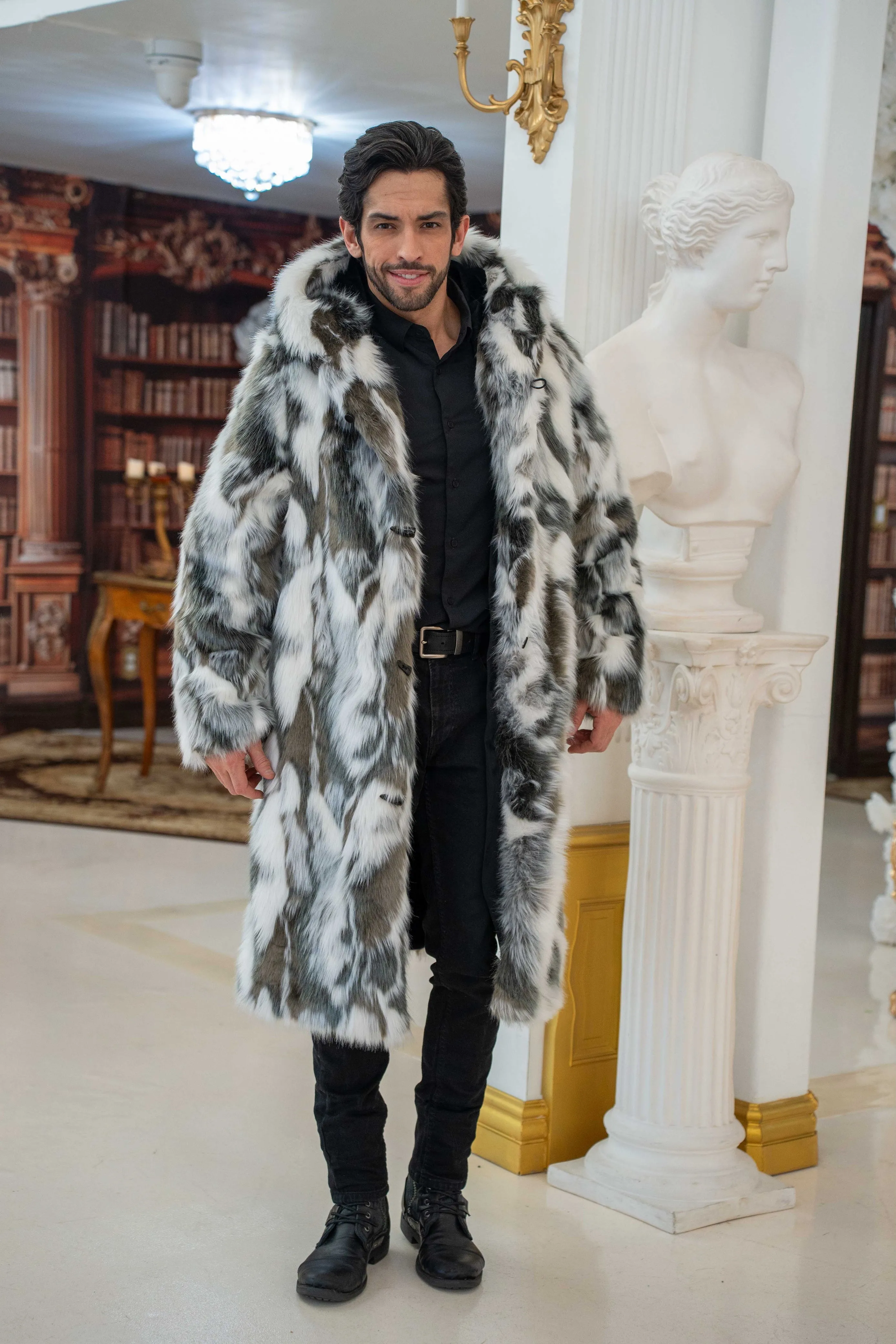 Men's Playa Coat in "Tibetian Wolf"