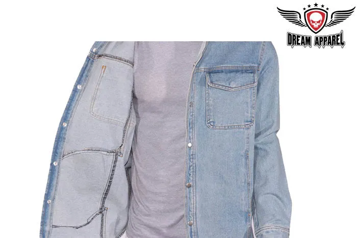 Men's Snapped Denim Shirt