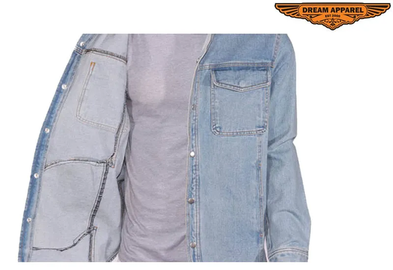 Men's Snapped Denim Shirt