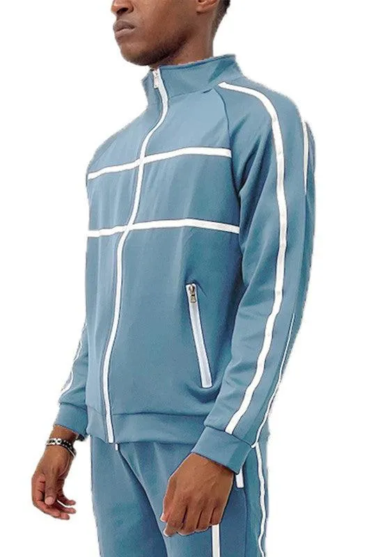 Mens Tape Stripe Track Jacket