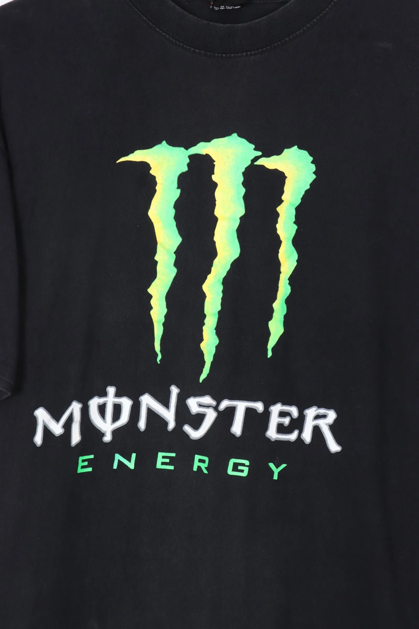 MONSTER Black & Green Energy Drink Promo Tee (XL)