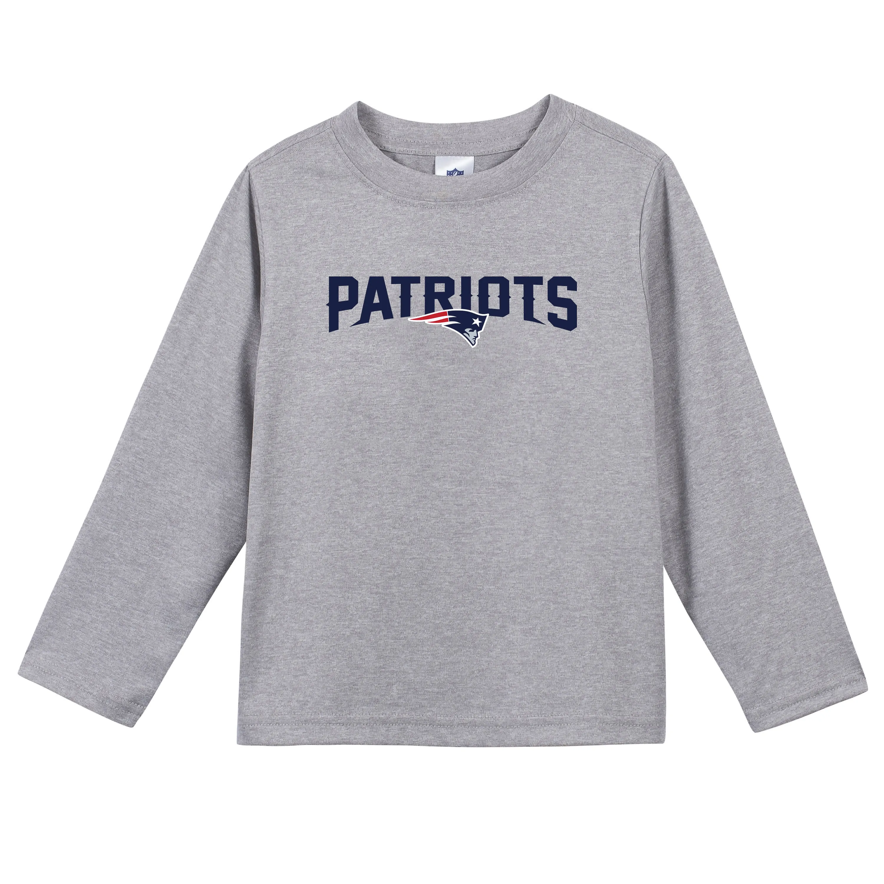 New England Patriots Boys Long Sleeve Tee