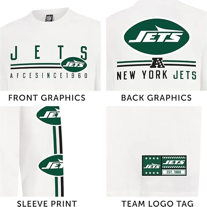 NFL Official Adults Super Soft Supreme Long Sleeve T-Shirt - Unisex|New York Jets