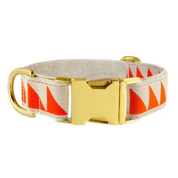 Nice Grill Collar in Cream & Vermillion