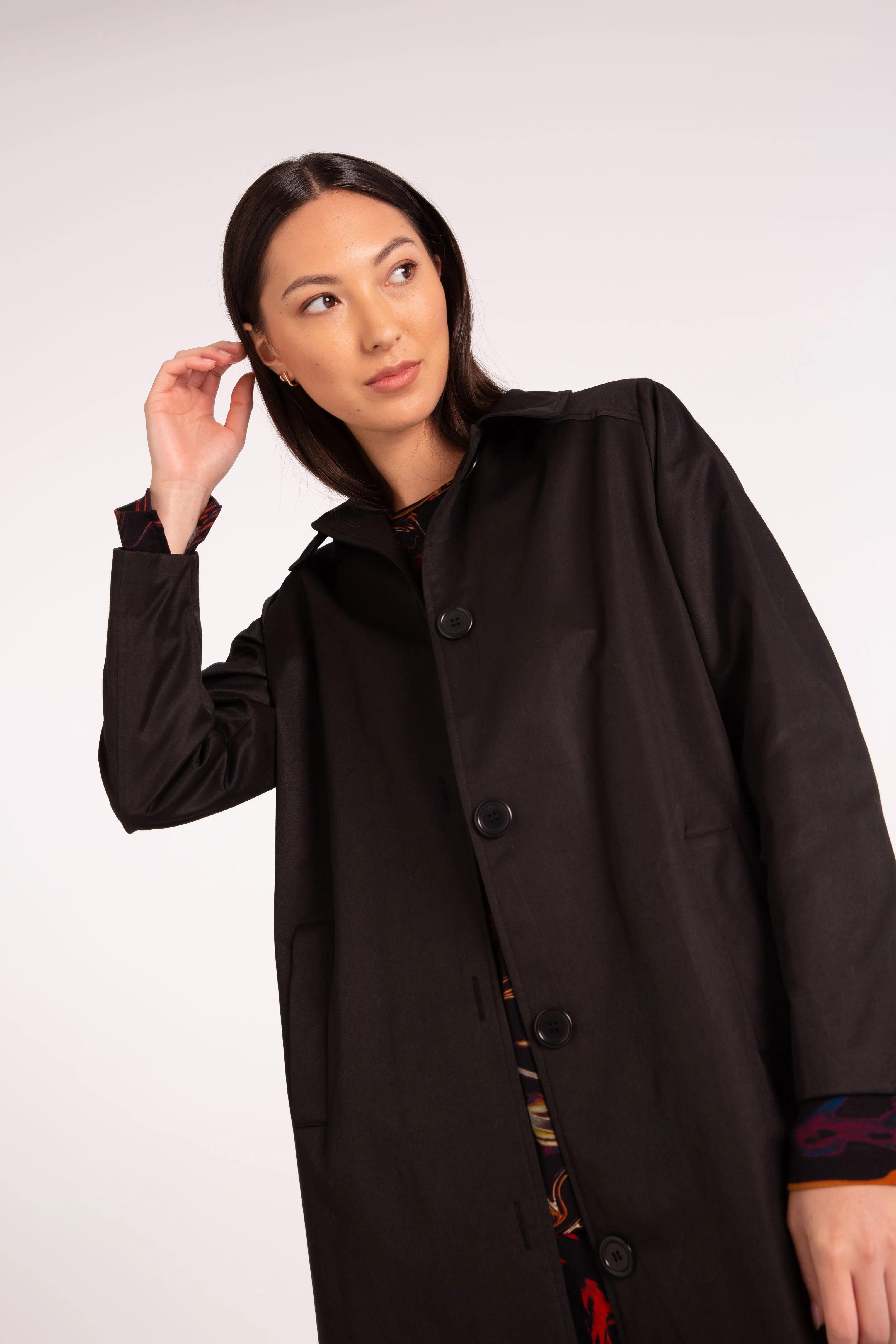 Nyne Ottie Trench - Black