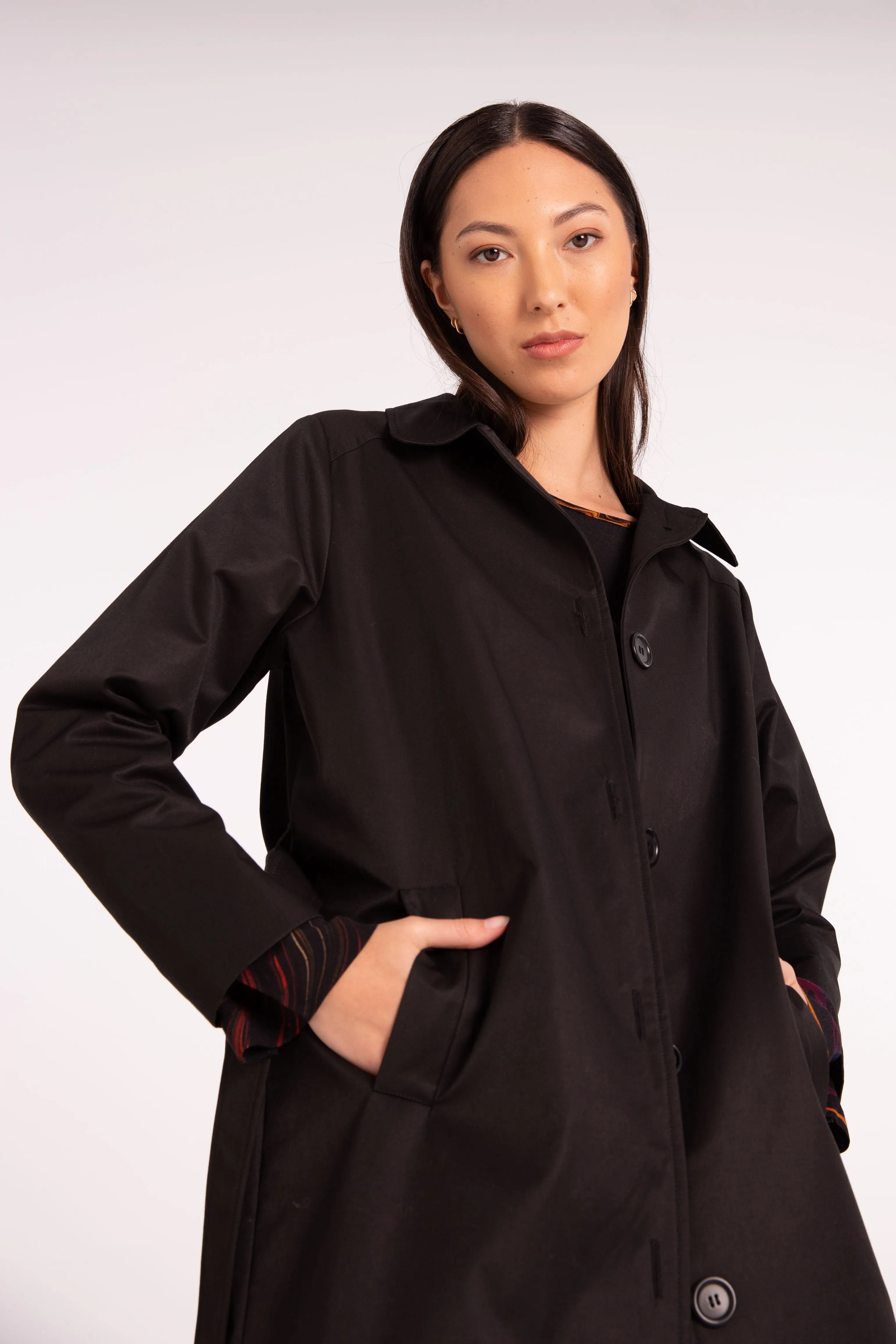 Nyne Ottie Trench - Black