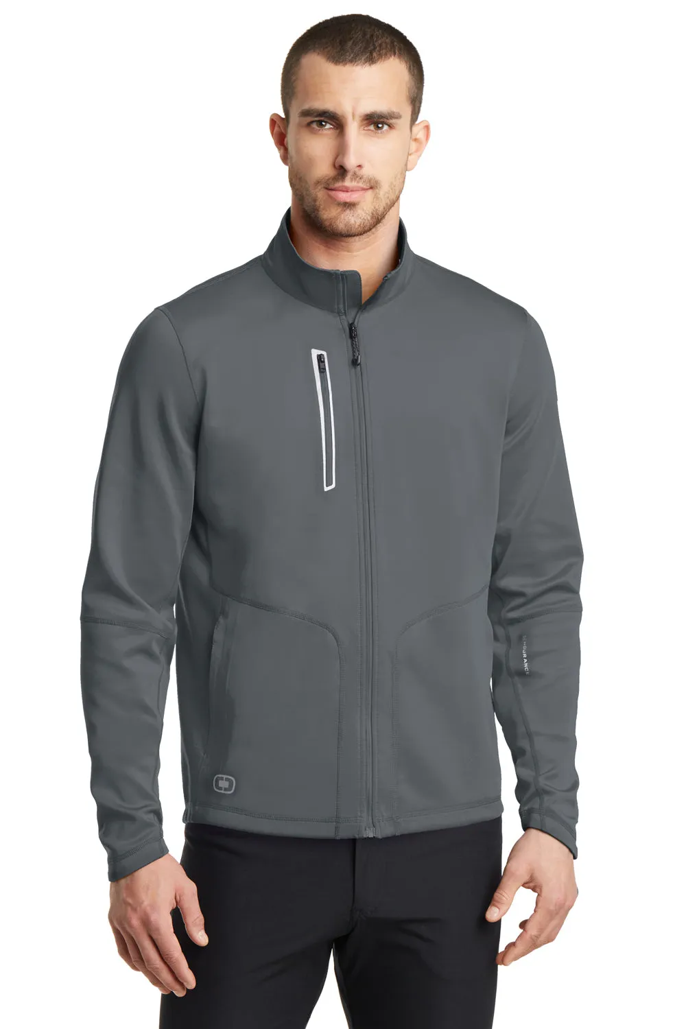 Ogio Mens Endurance Fulcrum Full Zip Jacket - Gear Grey