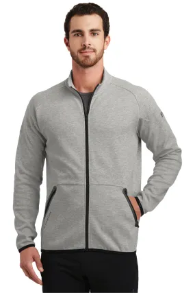 Ogio Mens Endurance Origin Moisture Wicking Full Zip Jacket - Aluminum Grey - Closeout