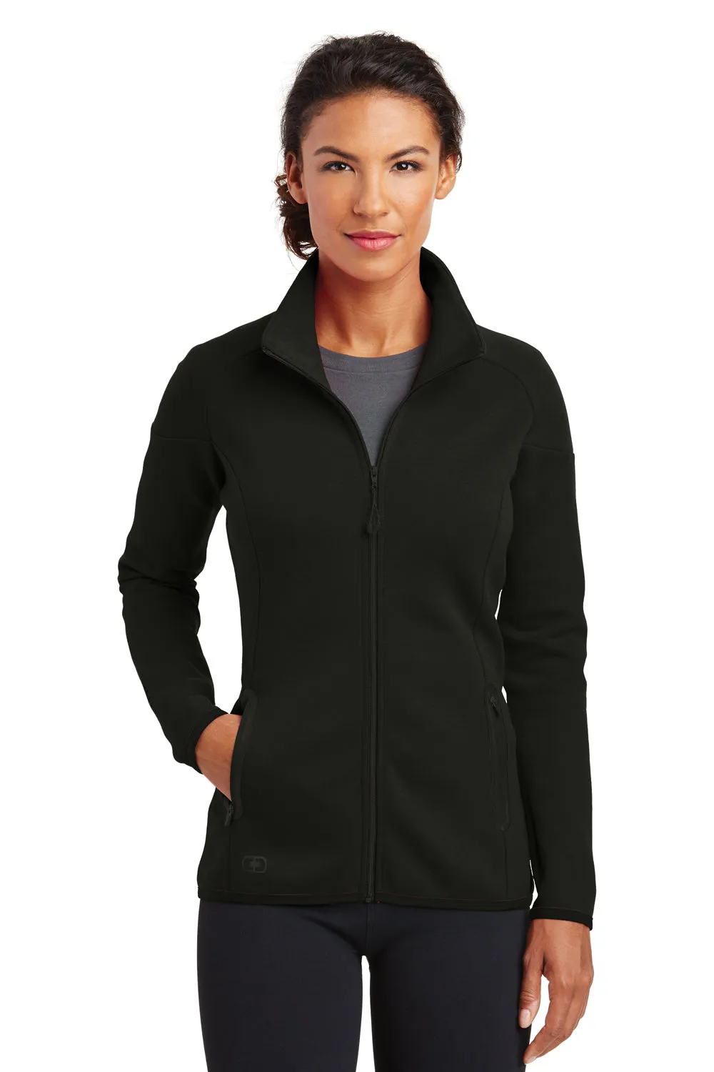 Ogio Womens Endurance Origin Moisture Wicking Full Zip Jacket - Blacktop - Closeout