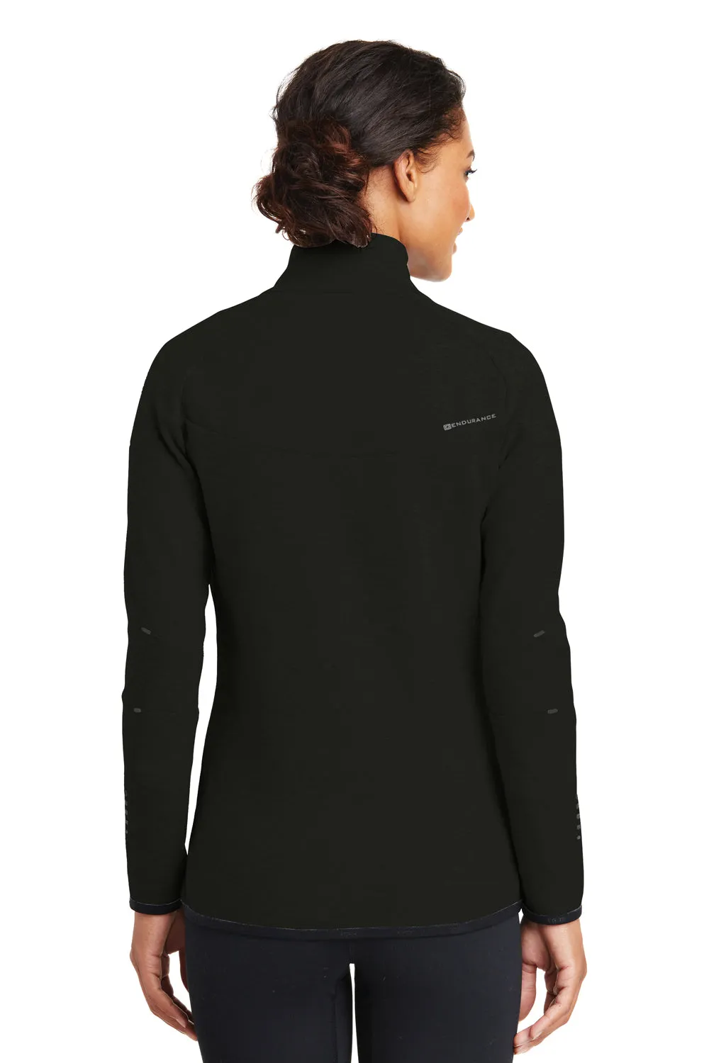 Ogio Womens Endurance Origin Moisture Wicking Full Zip Jacket - Blacktop - Closeout